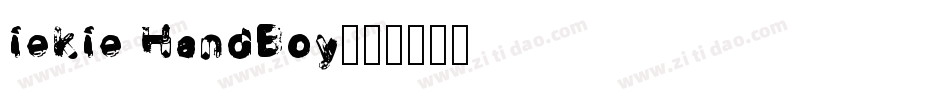 iekie HandBoy字体转换